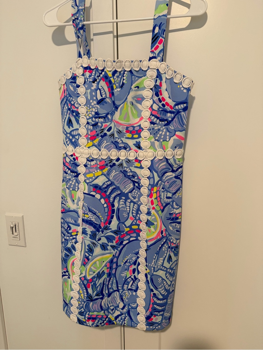 Lilly Pulitzer Blue Multicolor Mini Dress